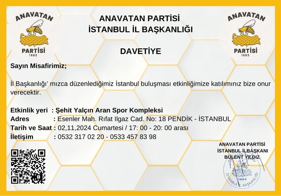 İSTANBUL BULUŞMASI ETKİNLİĞİMİZE DAVET  * YENİ GELMEDİK GERİ DÖNDÜK *